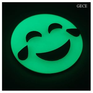 Fosforlu Emoji Göz Yaşlı ( 6,5 cm )